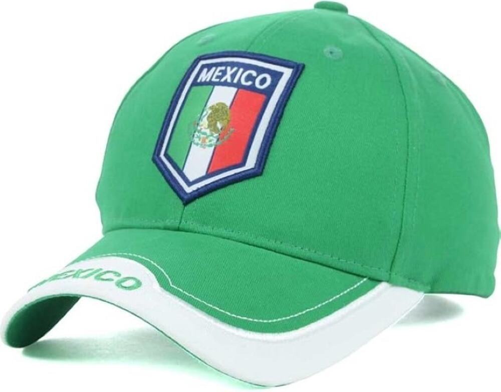 Mexico National Team FIFA World Cup Soccer Adjustable Green/White Buckle Hat